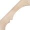 Ekena Millwork 3 1/2"W x 22"D x 22"H Balboa Smooth Knee Brace, Douglas Fir BRC04X22X22BOA00SDF - alternate 3